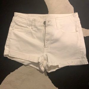American Eagle Super Stretch Hi-Rise jean shorts